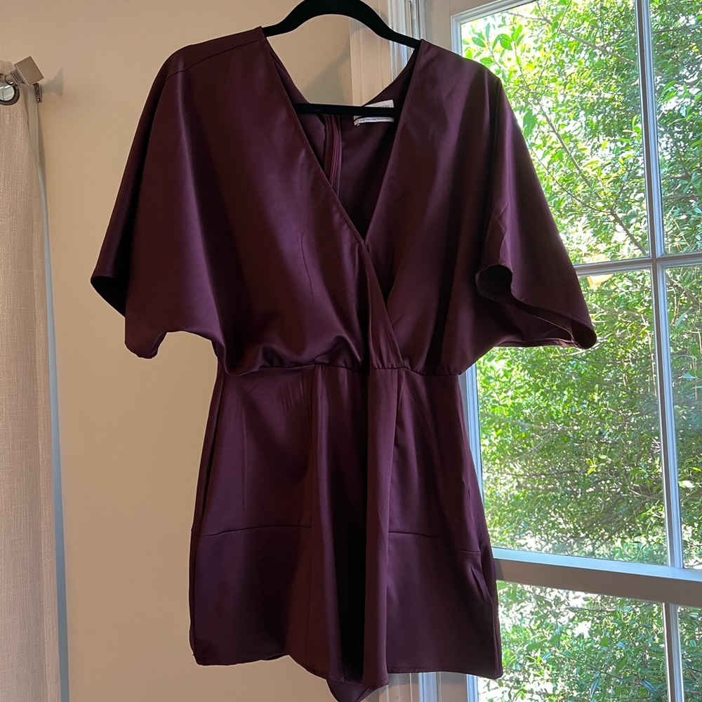 Urban Outfitters Silk Romper